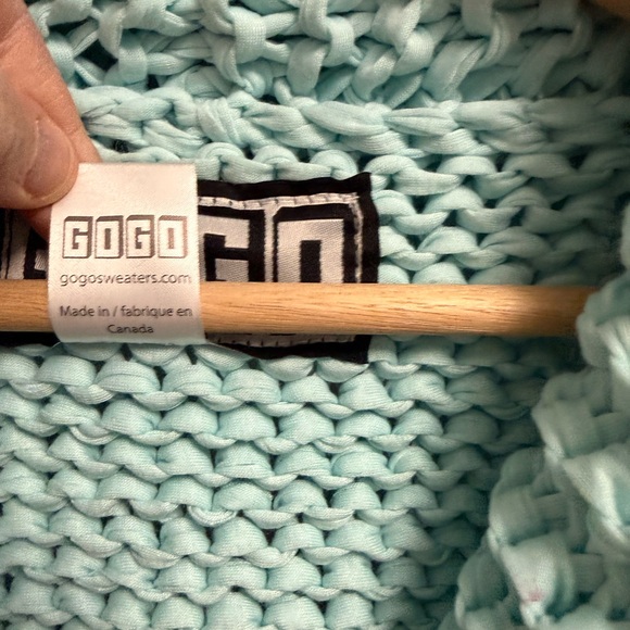 GOGO Light Blue Knit Sweater - Picture 4 of 5